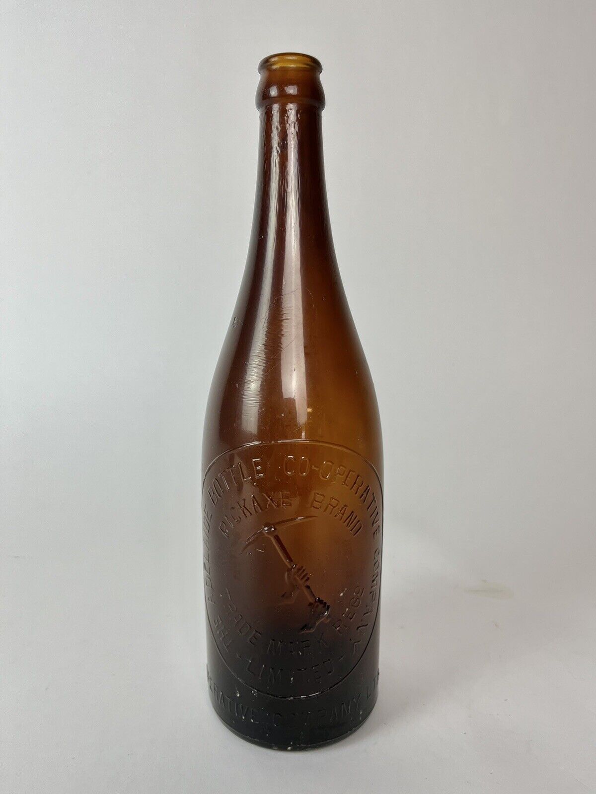 Adelaide Co-Op Company Vintage bottle Rare Brown Color from Australia 1