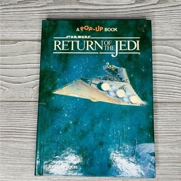 STAR WARS Return of the Jedi Pop-Up 1983 Children\'s Hardcover SciFi Classic Book
