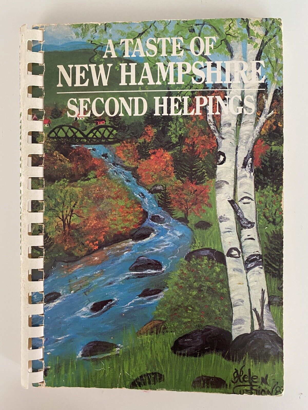 A Taste Of New Hampshire Second Helpings Cookbook 1983