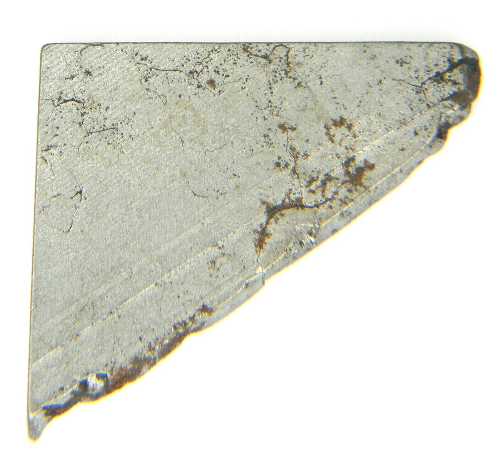 Dronino Ataxite Iron Meteorite Slice Russia 17.28 Grams