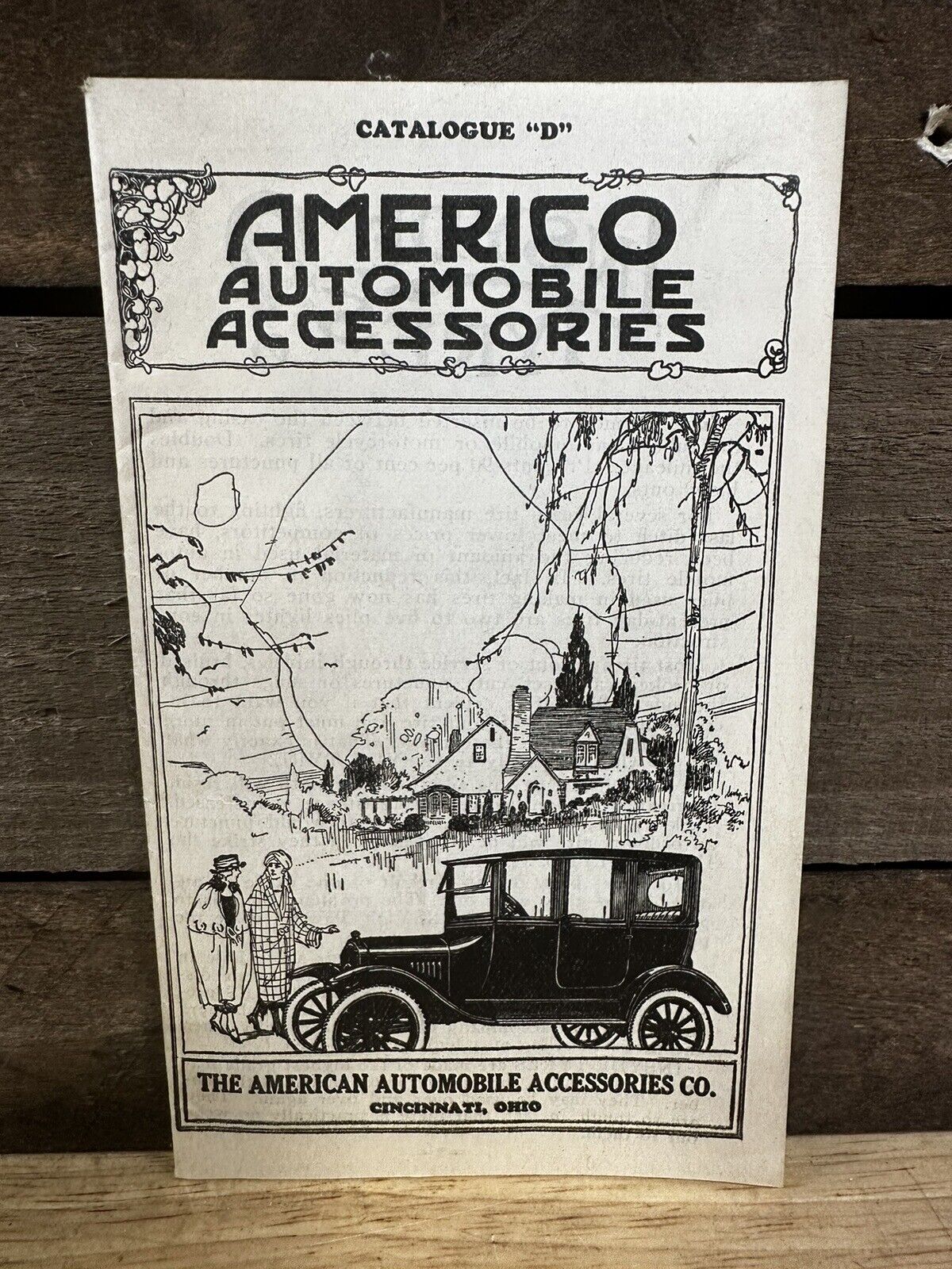 Antique 1920’s “Americo Automobile Accessories” Brochure