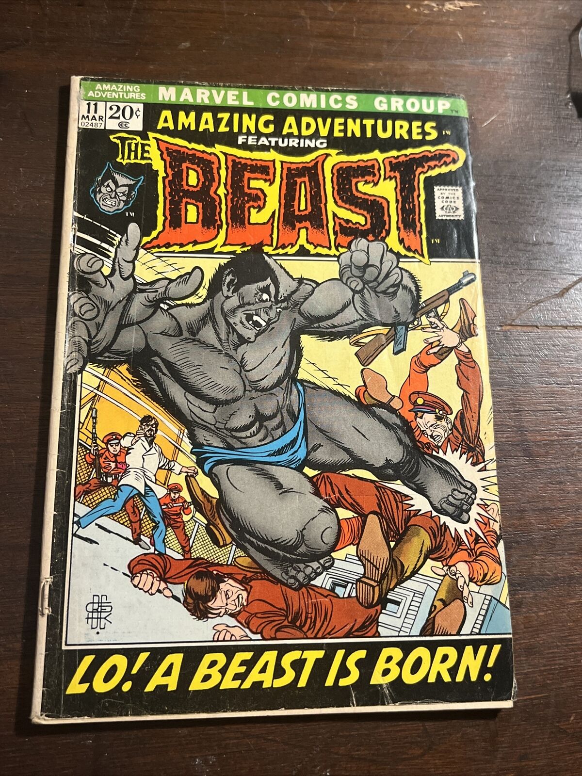 AMAZING ADVENTURES #11 KEY  1ST APPEARANCE OF BEAST IN MUTATED HAIRY FORM