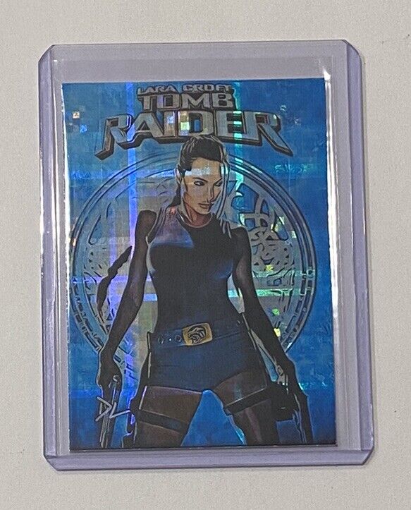Lara Croft Limited Edition Artist Signed “Tomb Raider” Refractor Card 1/1