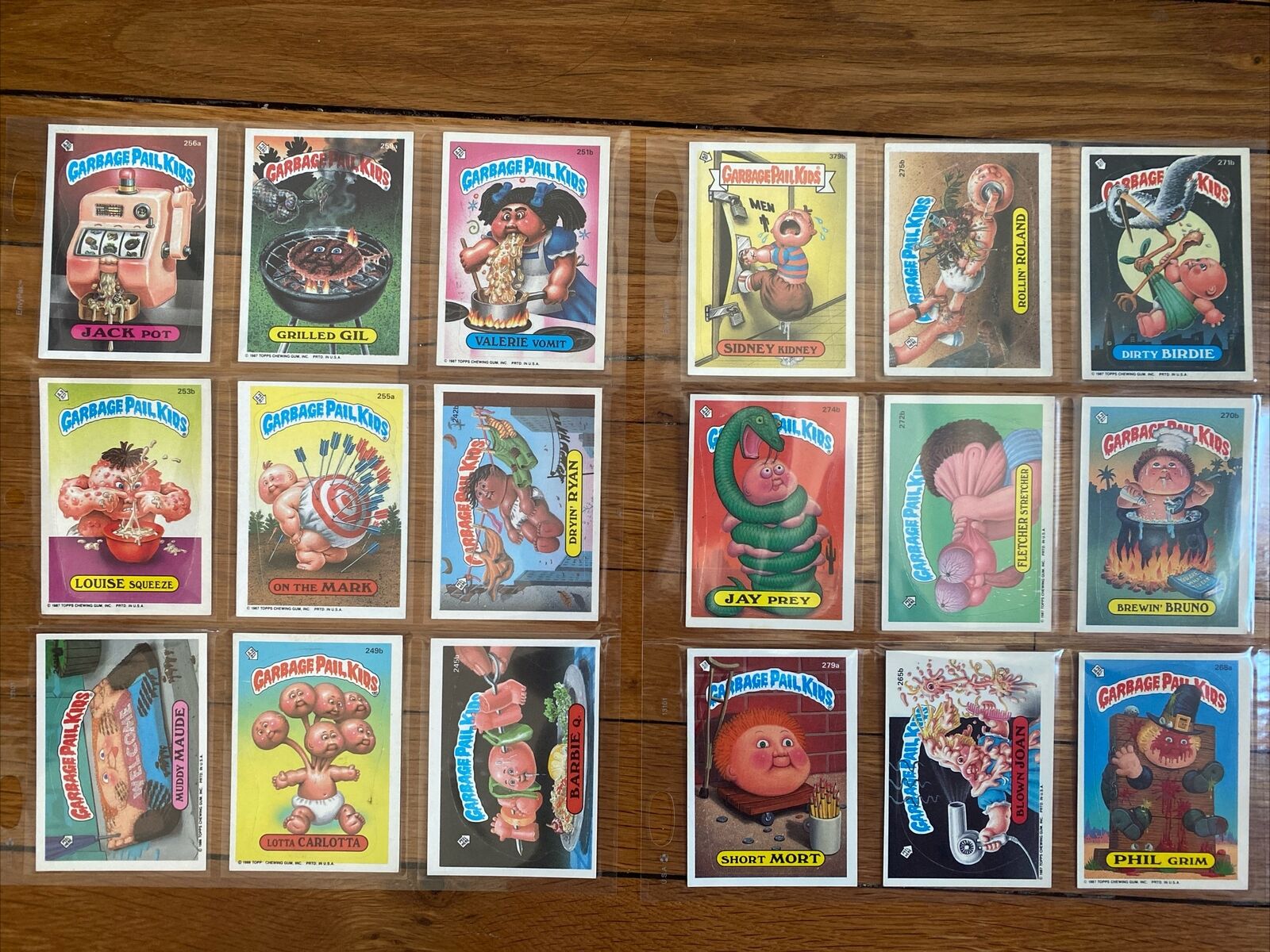 Garbage Pail Kids - 1986 & 1987 - Topps Chewing Gun, Inc. - 18 Total Cards