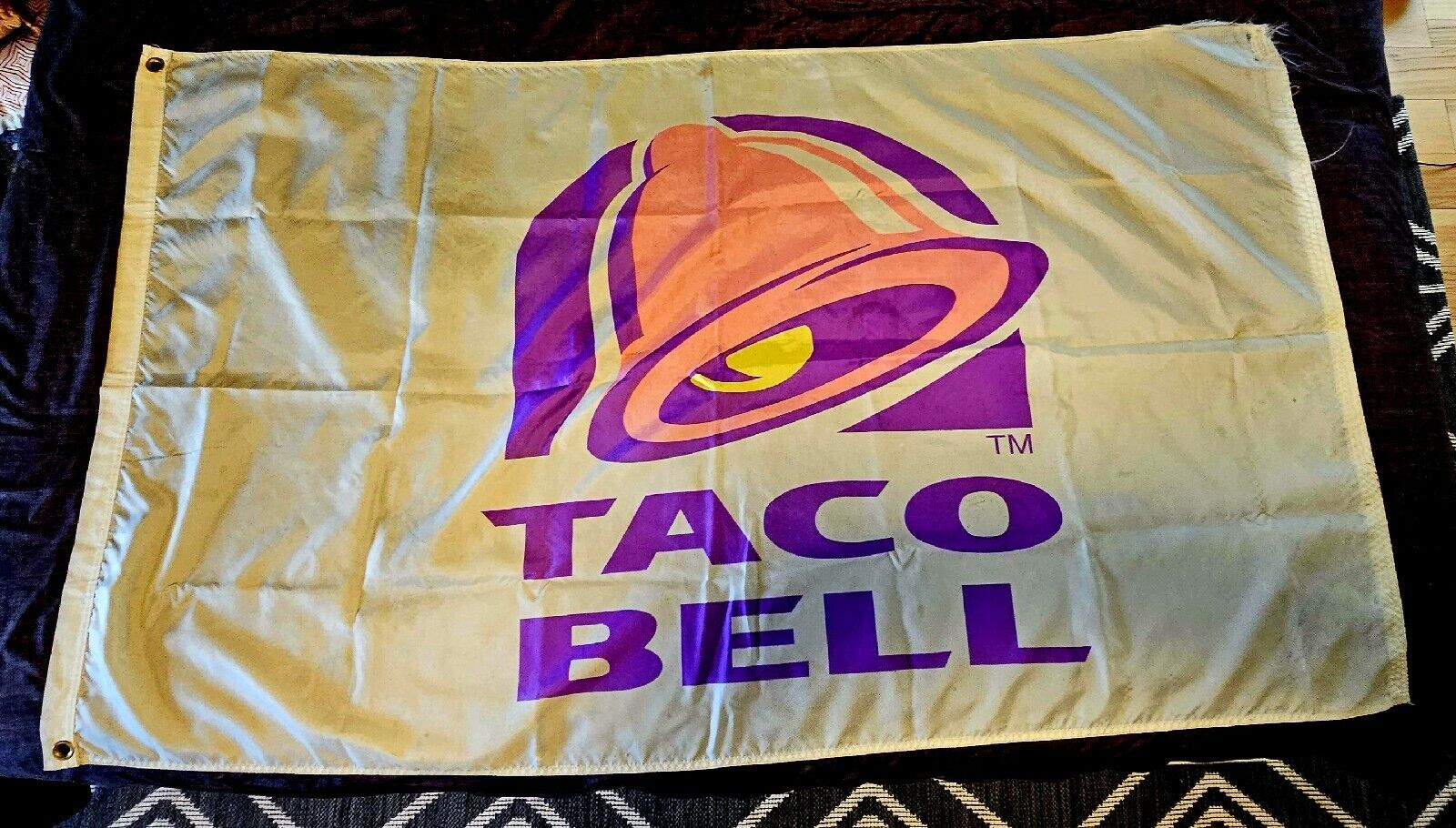 Authentic XL Vintage Taco Bell Flag