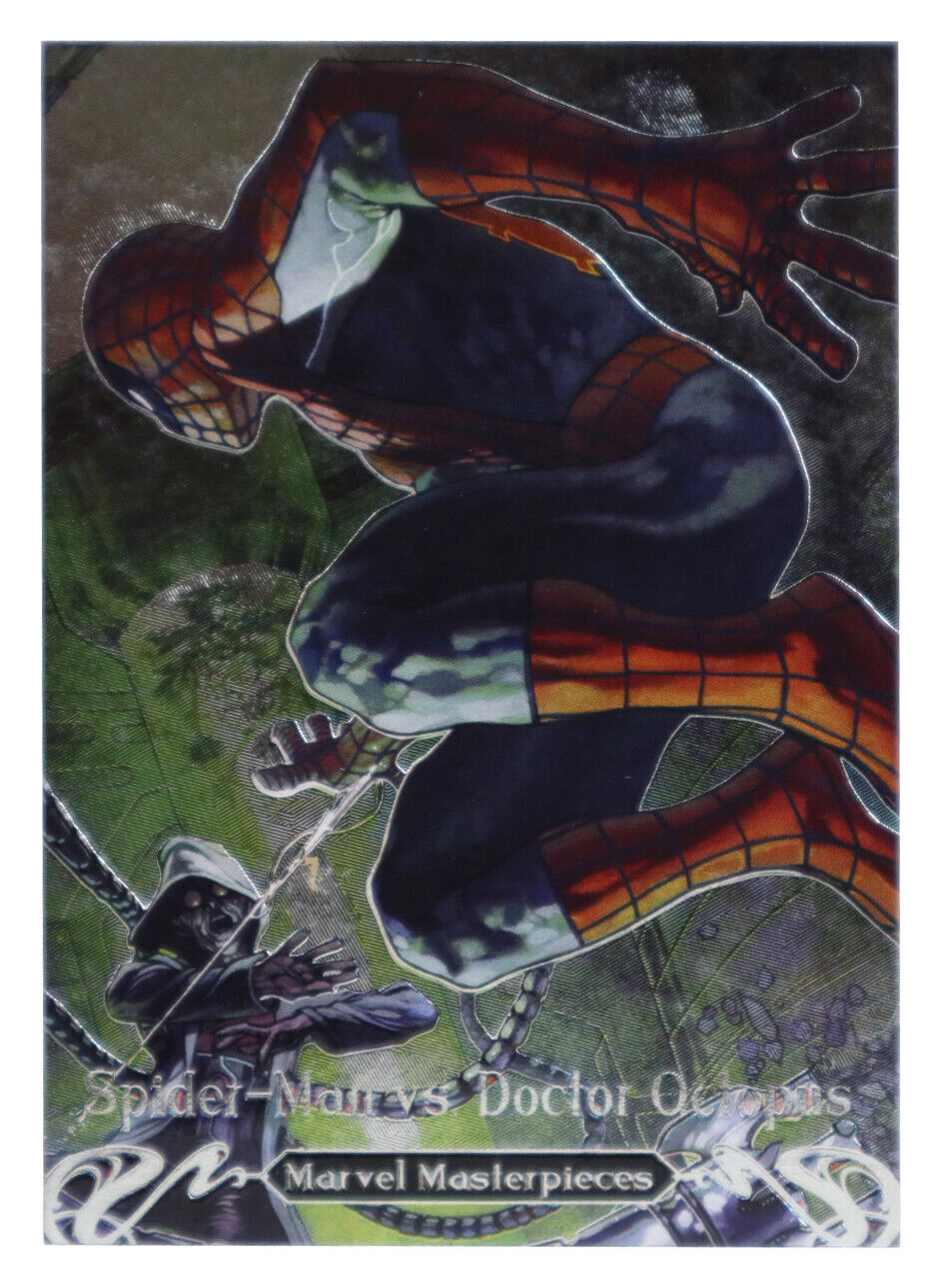 2018 Upper Deck Marvel Masterpiece Battle Spectra Spider-Man Doctor Octopus Card