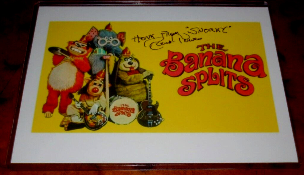 Robert Towers Snorky the Elephant in The Banana Splits signed autographed photo