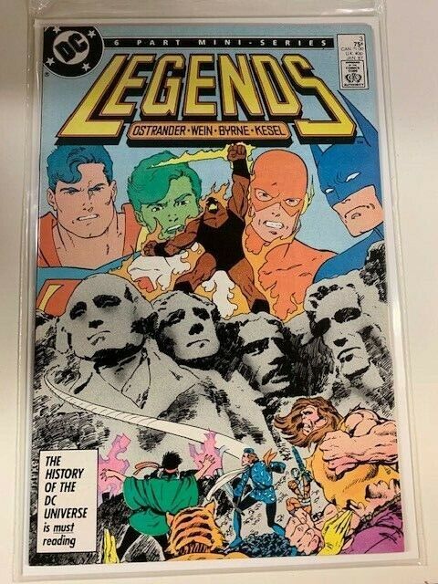 DC LEGENDS (1987) #3 Key 1st SUICIDE SQUAD Appearance NEW MOVIE COMING JAMESGUNN