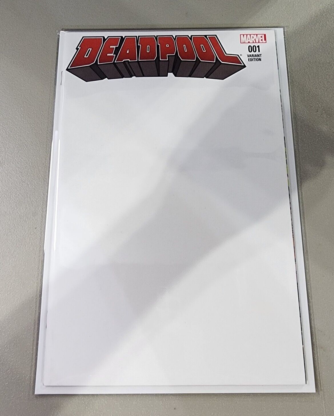 Deadpool #1 Blank Variant NM Marvel Jan 2016 