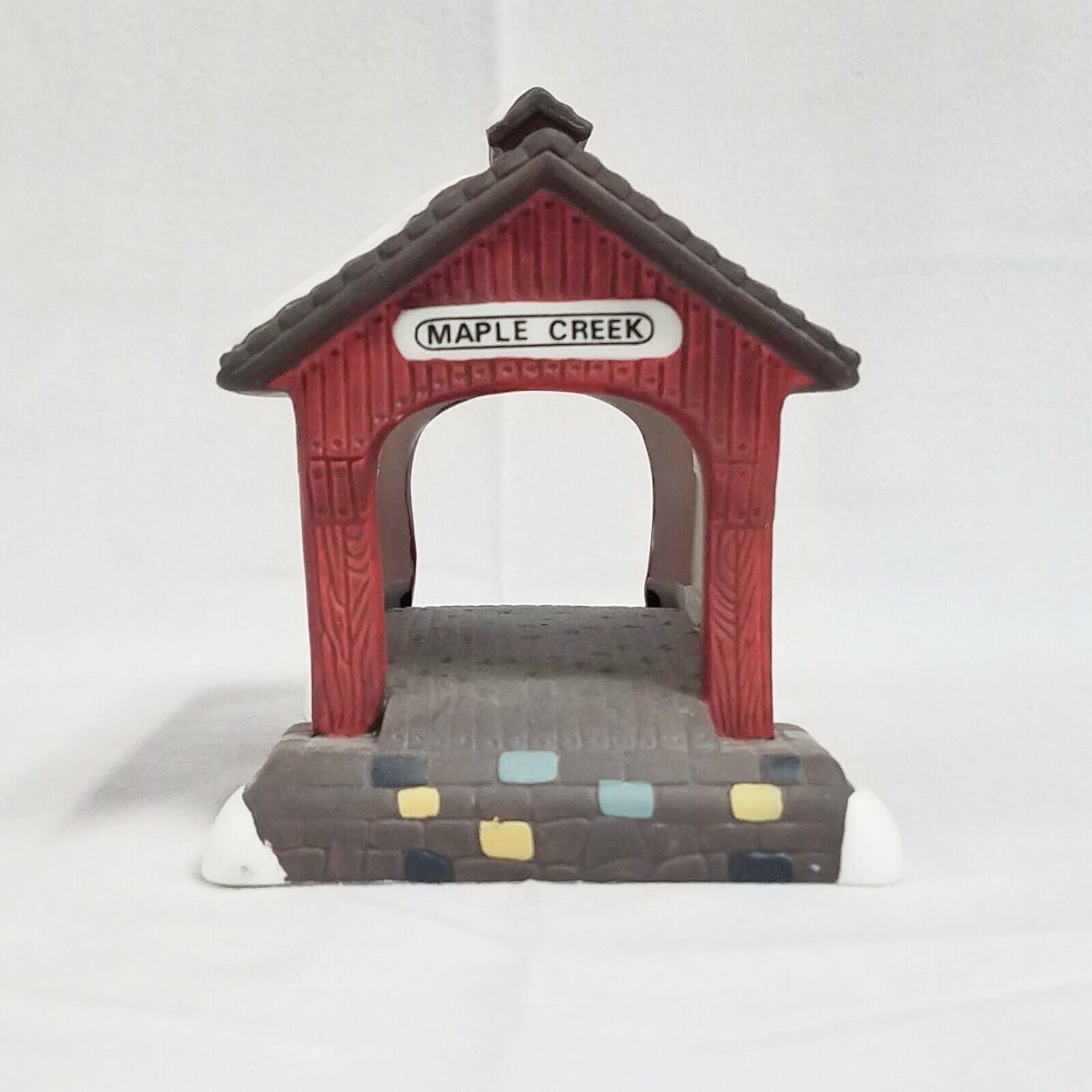 Department 56 Red Covered Bridge #59870 Heritage Village Collection