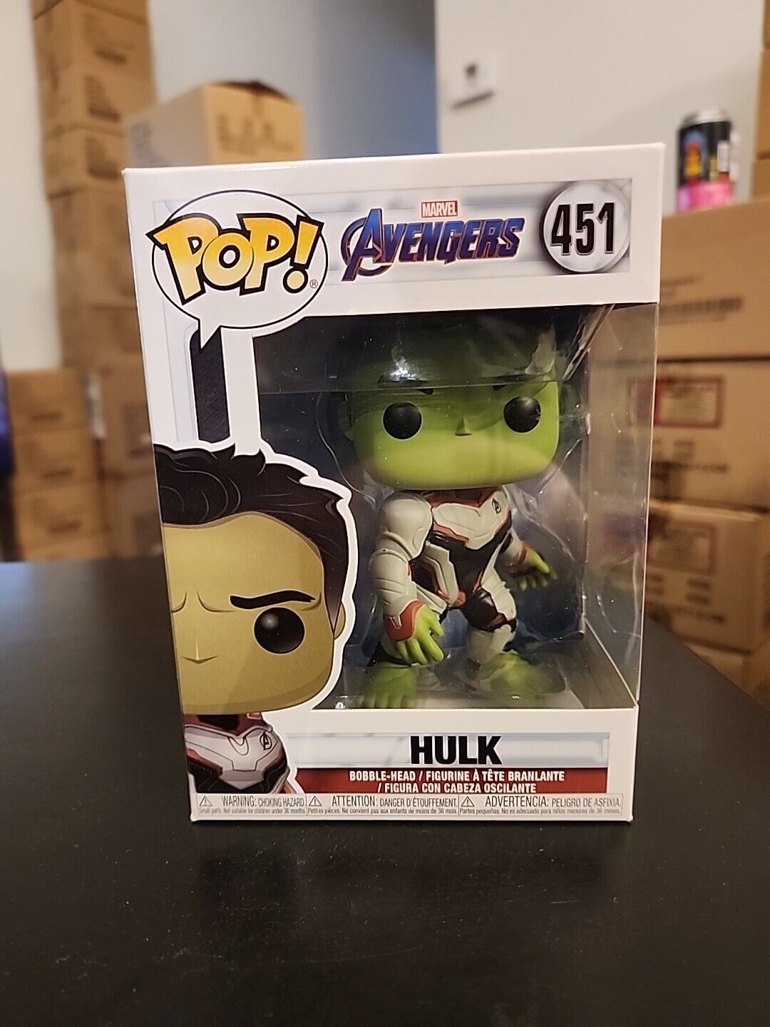 Funko Pop Vinyl: Marvel - Hulk #451 AVENGERS - MINT - MARK RUFFALO 