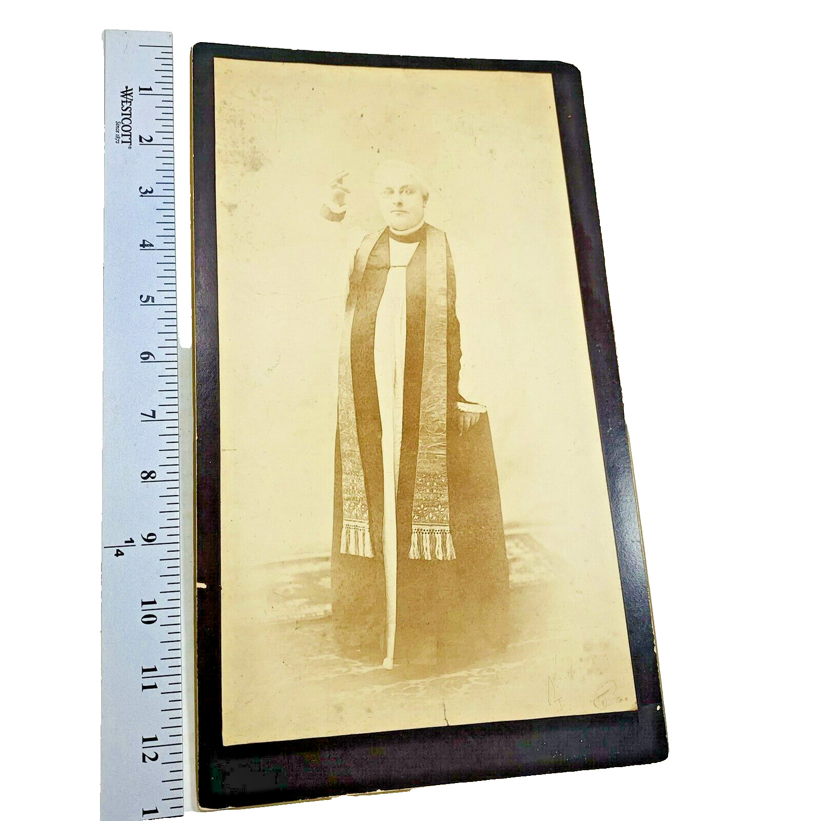 1870s CDV Photo George Franklin Seymour 1st Episcopal Bishop of Springfield 13x7
