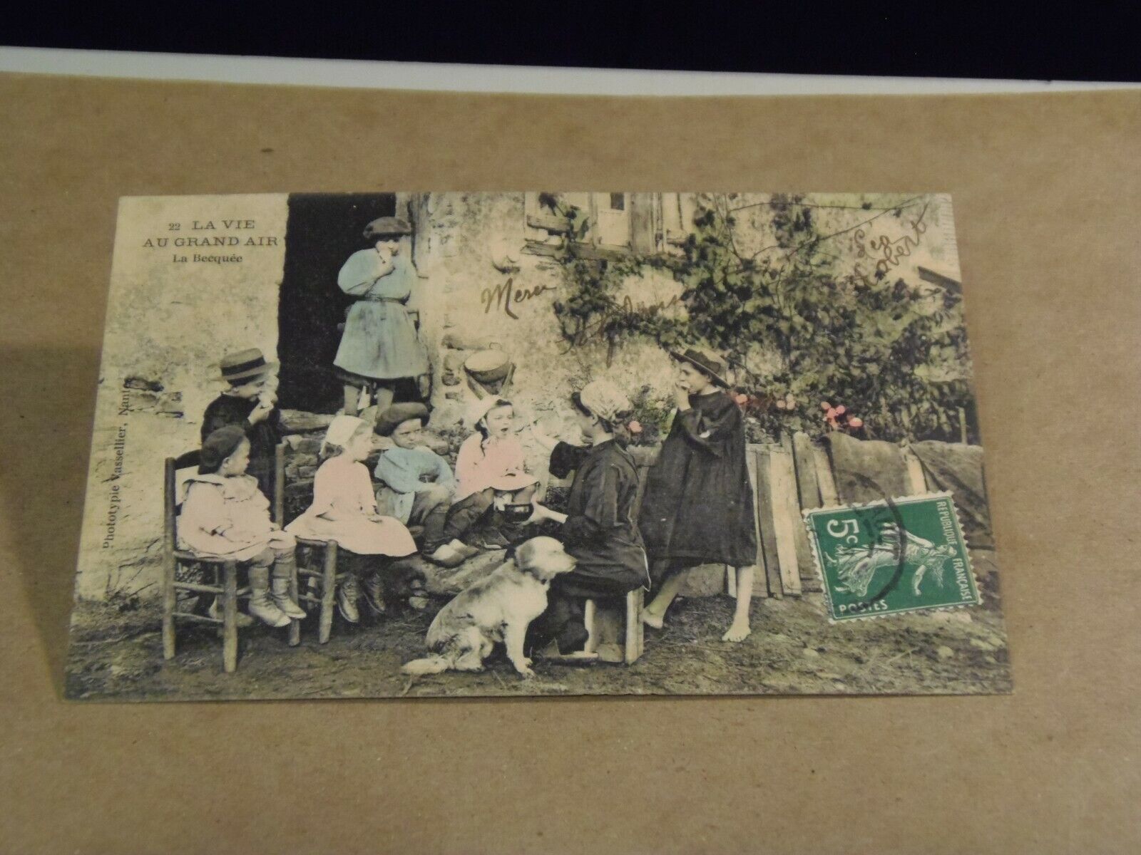 La Vie Au Grand Air La Becquee Life in Great Outdoors French Postcard 12/22 NY