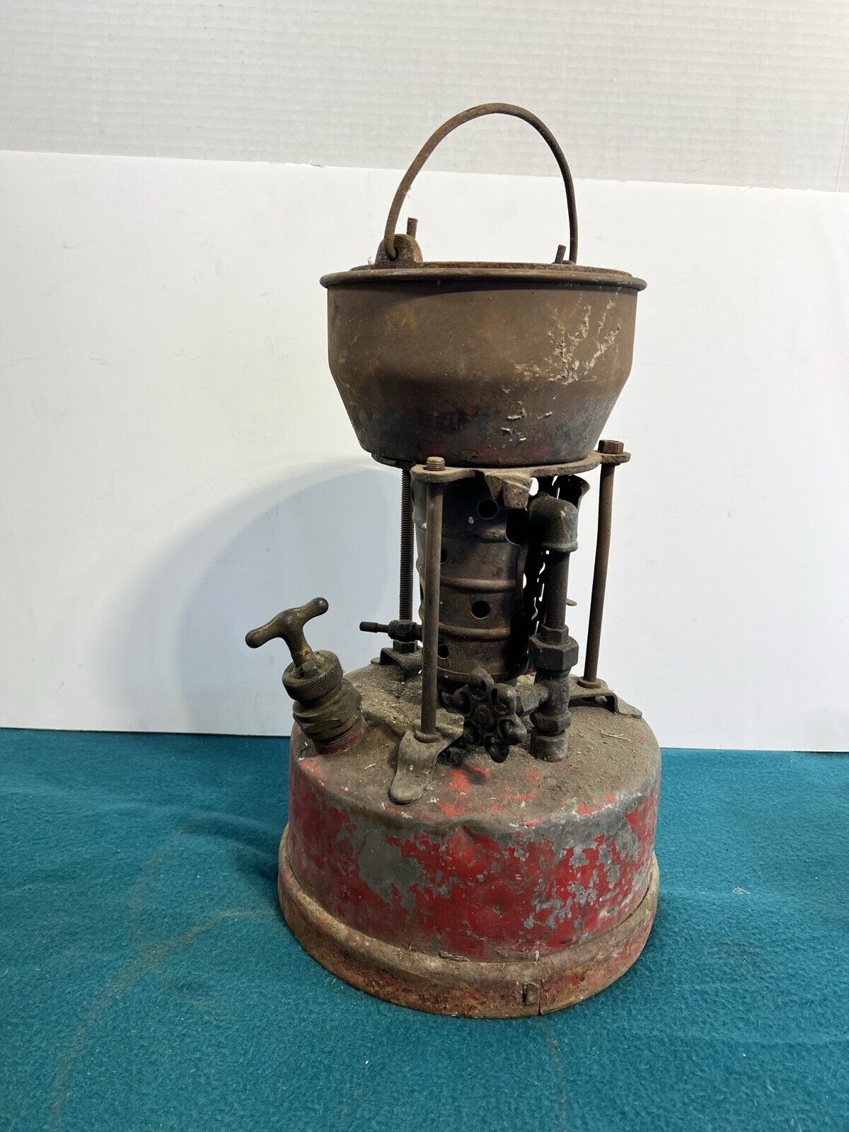 VINTAGE CLAYTON & LAMBERT MFG. CO. LEAD SMELTER - MADE IN USA -w/ Kettle Pot