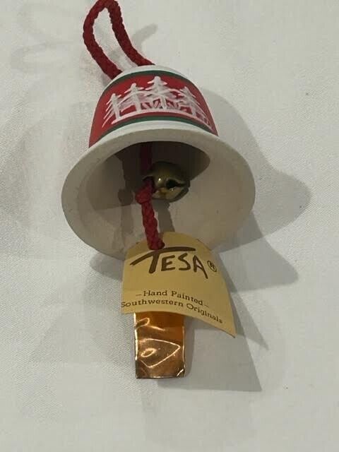 Vtg. Tesa By Maack Co Hand Painted Bell 2\