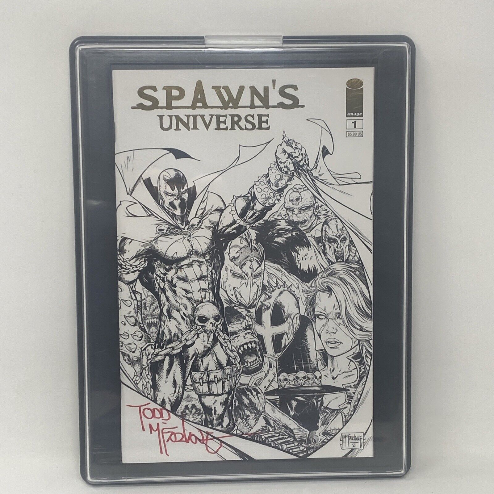 Spawn’s Universe #1 - McFarlane Toys Exclusive Gold Foil - Signed Todd McFarlane