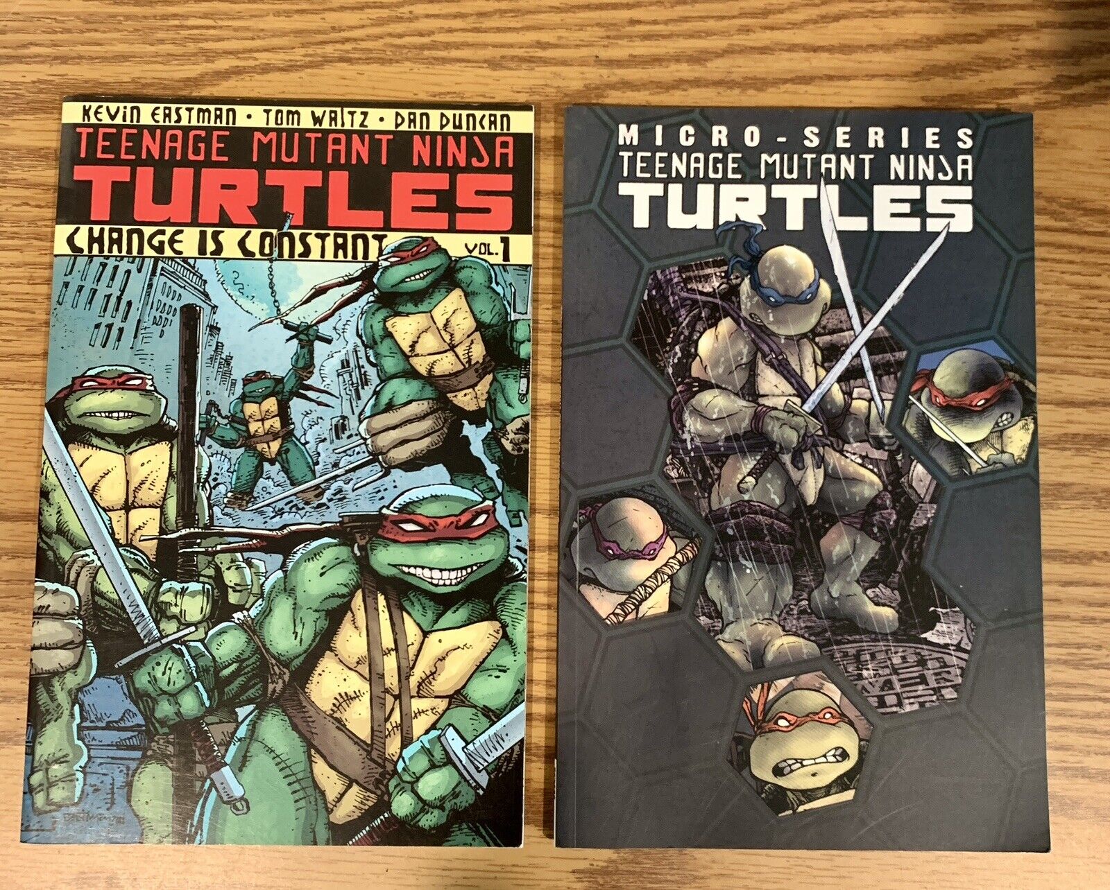 Teenage Mutant Ninja Turtles Micro Series Vol 1 & Change is Constant Vol 1 Lot