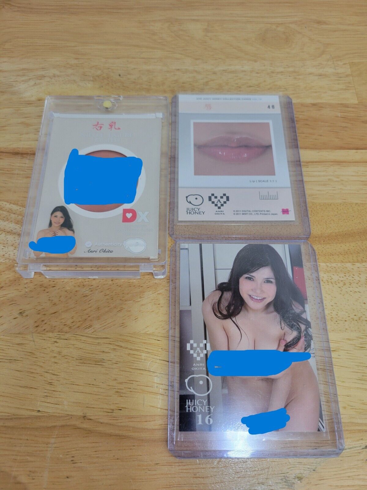 Juicy Honey Anri Okita Card; Right Nipple 2016 Japan