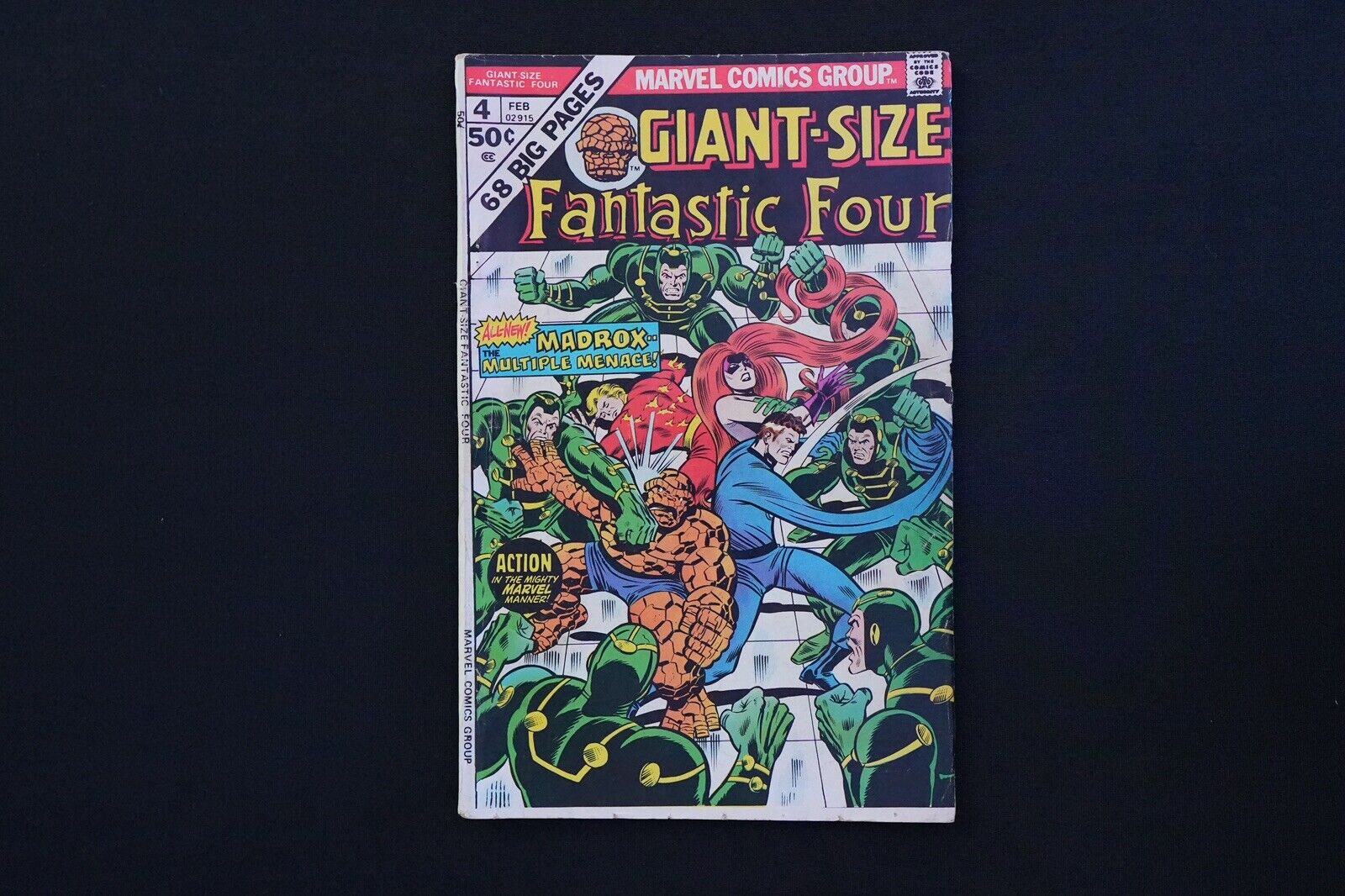GIANT-SIZE FANTASTIC FOUR #4 Marvel Comics (feb 75) 1st App Of Multiple Man