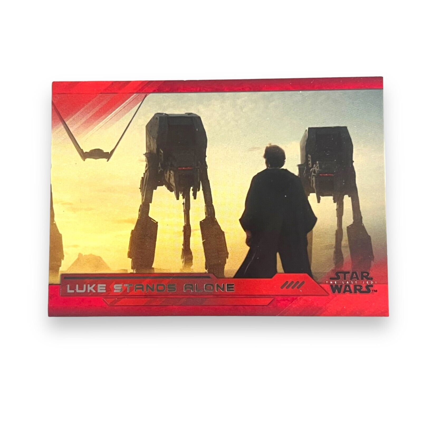 2018 Topps Star Wars The Last Jedi Series 2 Luke Stands Alone Red 142/199
