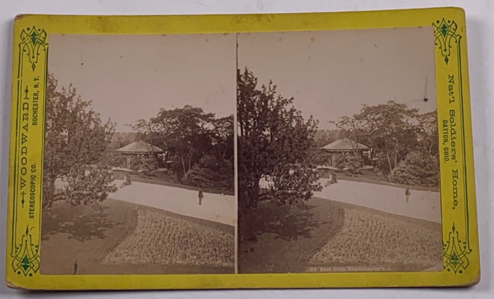 Stereoview Photo National Soldiers\' Home Dayton Ohio 