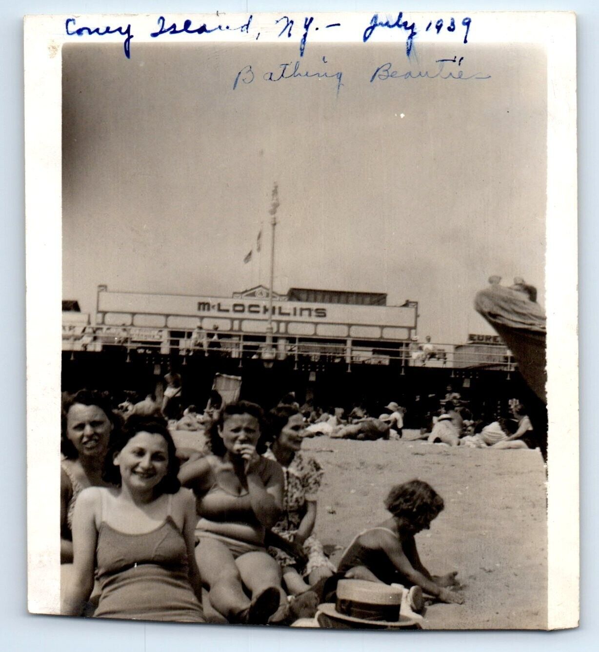 Coney Island 1939 Beautiful Bating Beauties Women Swimsuit Fashion Photo 3.5\