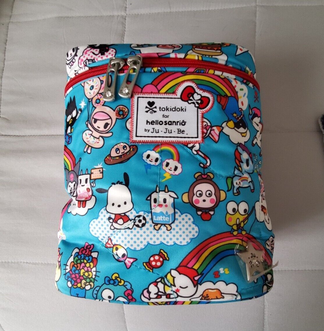 Tokidoki Sanrio Jujube Rainbow Dreams Fuel Cell Lunch Bag Hello Kitty