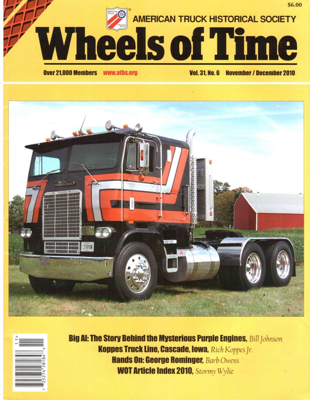 Koopes Truck Line, Allis Chalmers Diesel Truck Engines, 1974 White-Freightliner