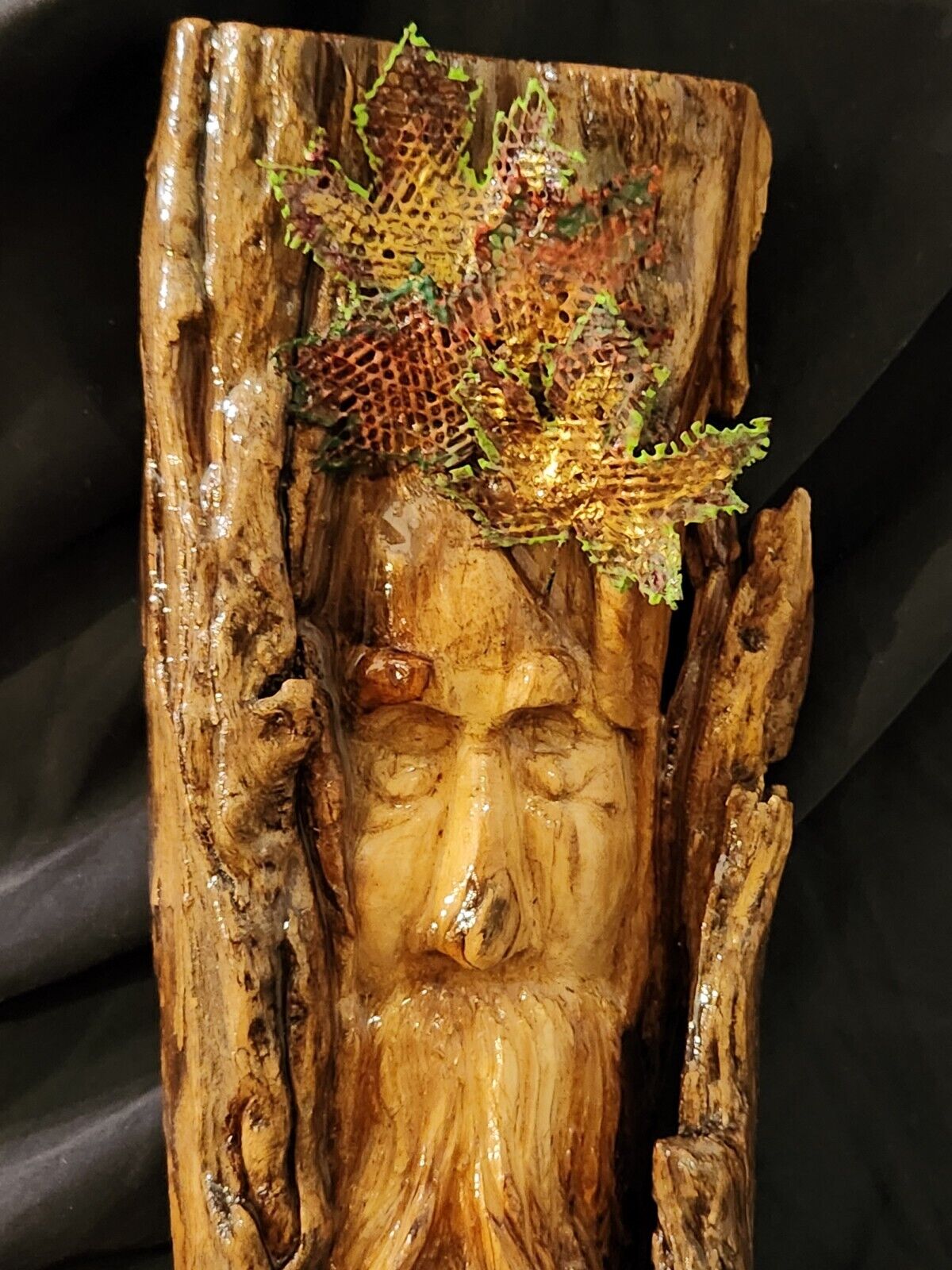 Wood Spirit On Driftwood