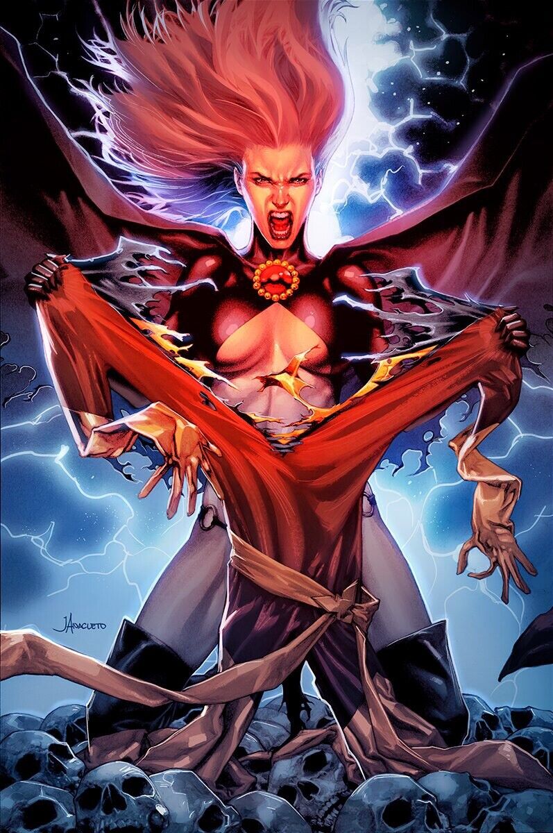 🔥💀 HELLIONS #3 JAY ANACLETO Exclusive Virgin Red 🔴 Variant / X-Men NM