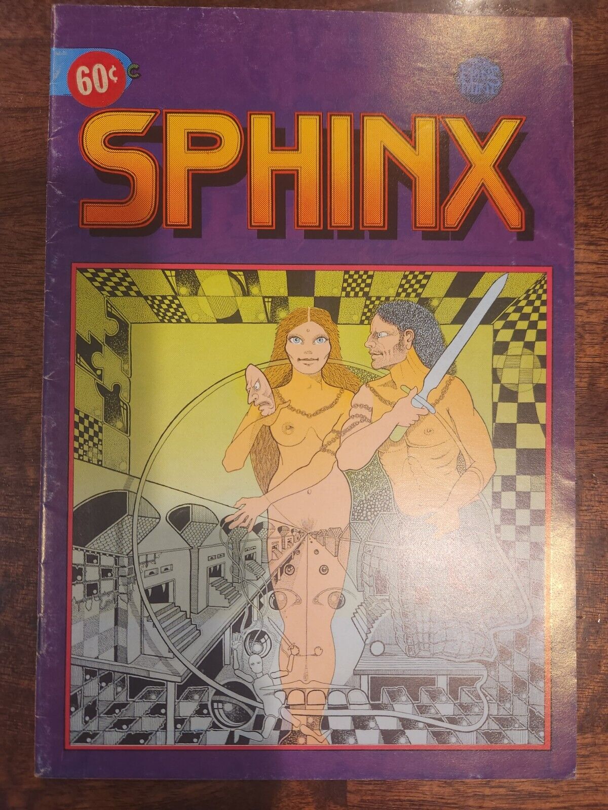 1973 SPHINX #3 The Print Mint Underground Comic 