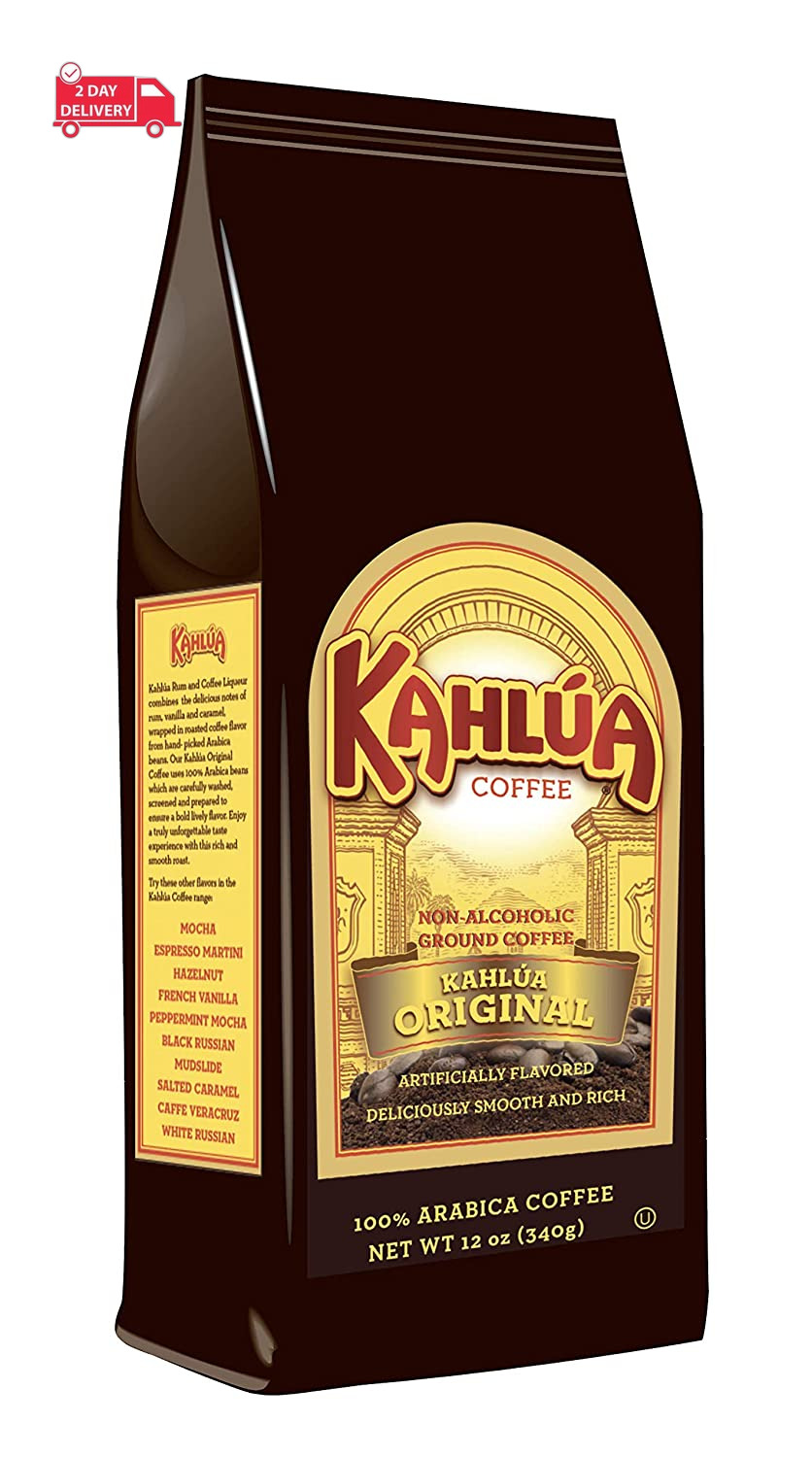 White House Coffee Kahlua Gourmet Ground Coffee, Original, Kahlua Original, Vani