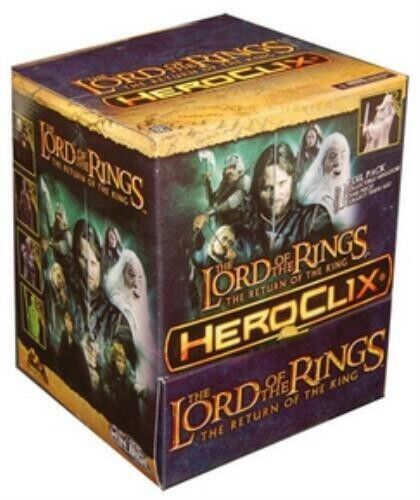 LOTR HeroClix The Return of the King &  Two Towers 24ct Counter-top Display Lot