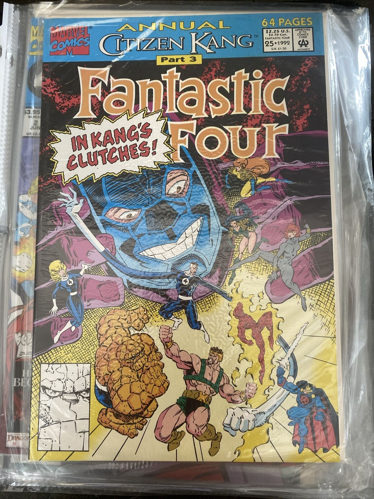 1992 Marvel Comics Fantastic Four Annual Vol. 1 #25 Citizen Kang Part 3