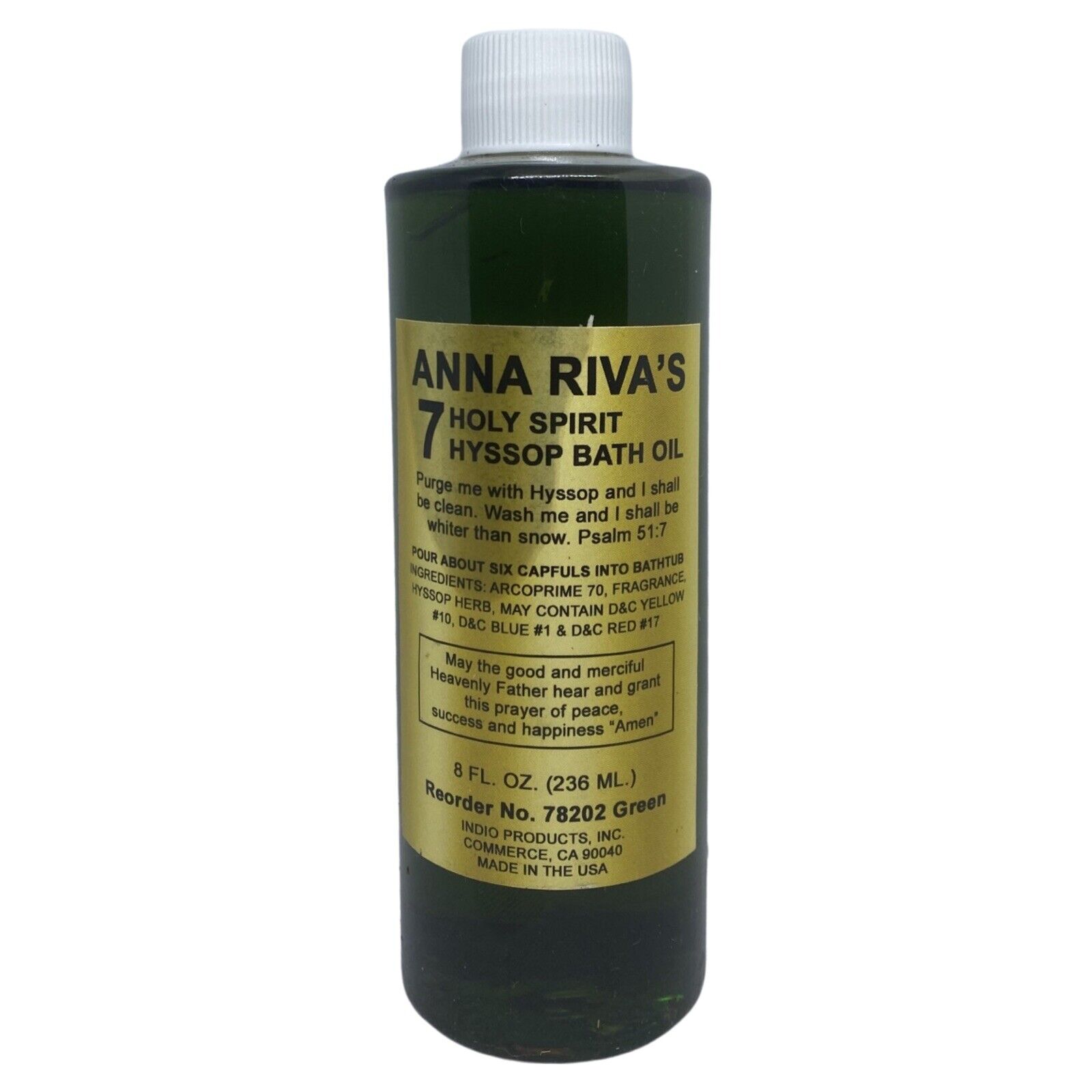 Bath Oil Anna Riva's 7 Holy Hyssop