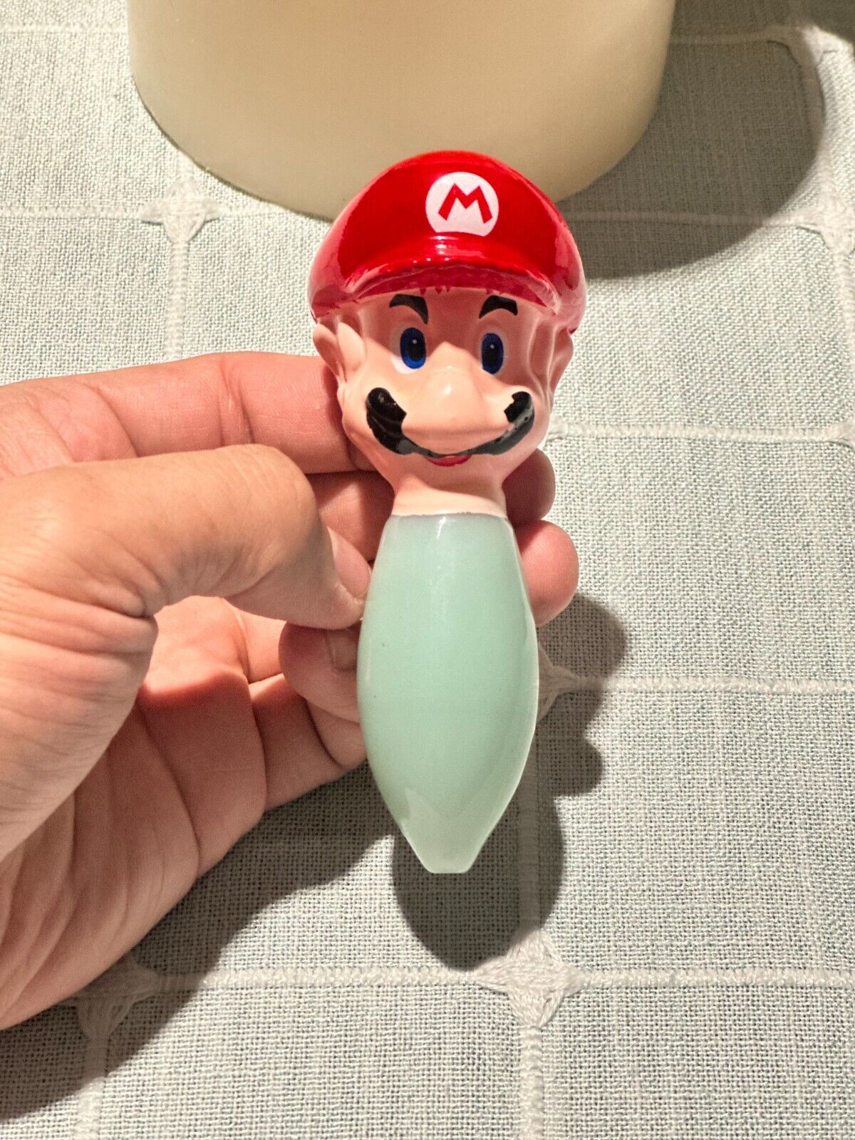 Super Mario Handmade Glass Pipe Bees Spoon Pipes Tobacco Smoking