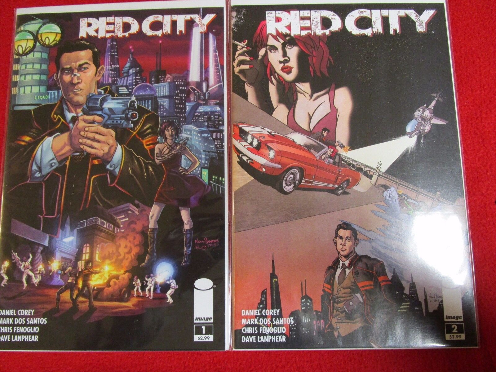 RED CITY by Image Comics #1 & #2 collectible comics comic books