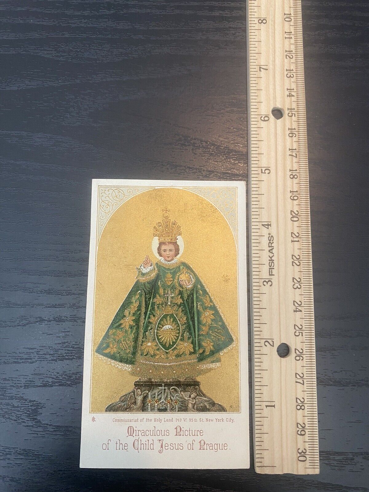Antique Catholic Prayer Card Religious Collectible 1890\'s Holy Card.