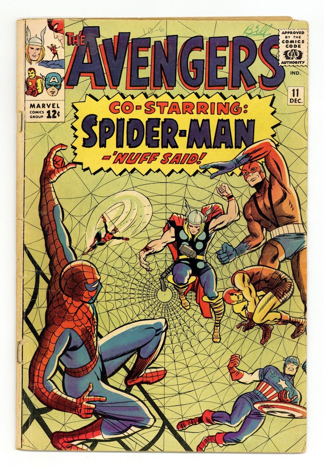Avengers #11 GD 2.0 1964
