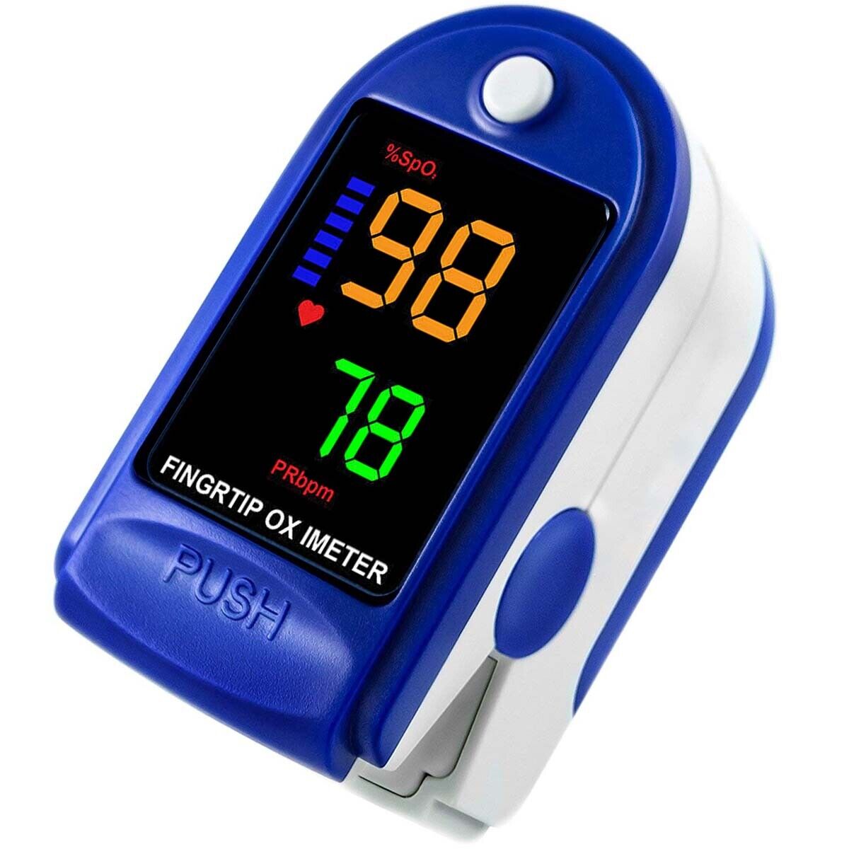Finger Tip Pulse Oximeter Meter SpO2 Oxygen Saturation rate Heart  Blood Monitor