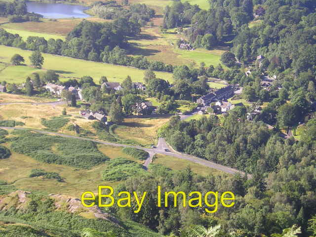 Photo 6x4 Elterwater village from Dow Bank Chapel Stile  c2005