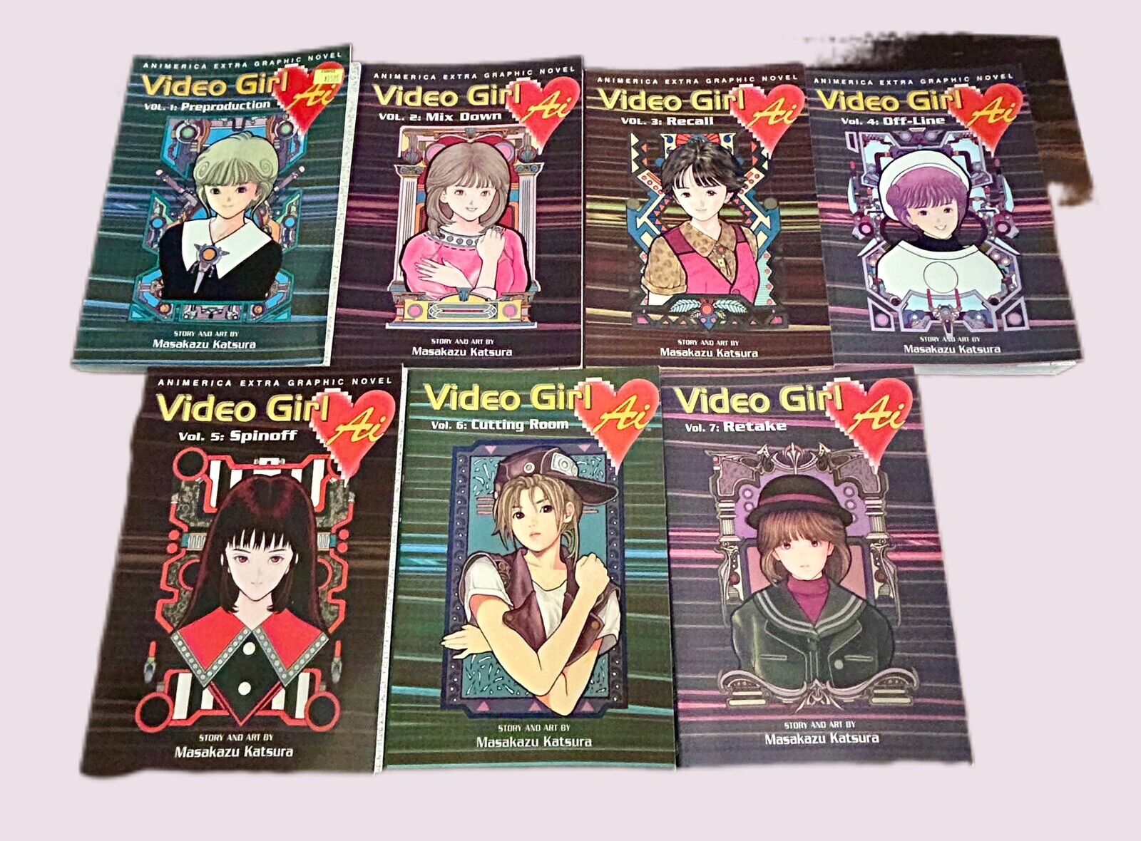video girl ai manga english Vol. 1-7 _Animerica Extra Graphic Novel 1st Prints