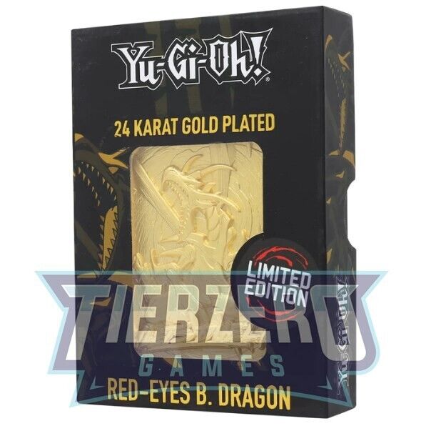 Yugioh Red Eyes Black Dragon Limited Edition Gold Card