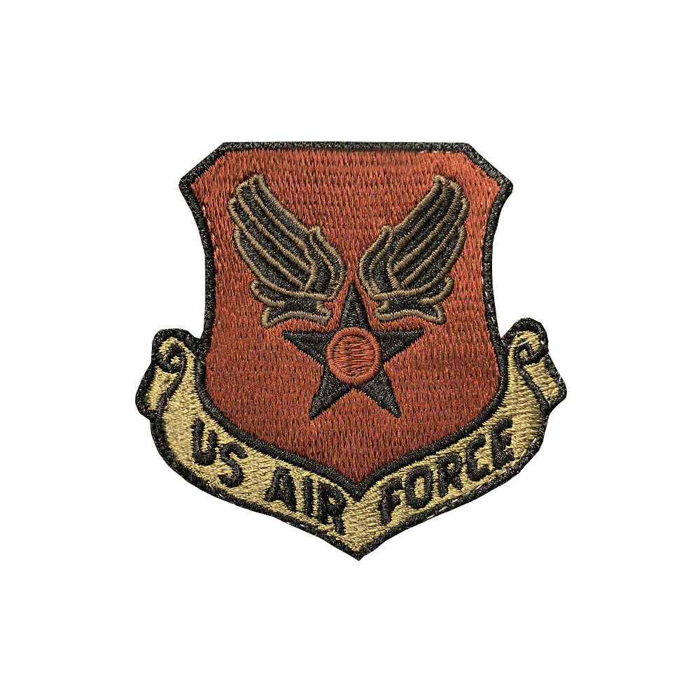 USAF Wing and Star OCP Spice Brown W/ Hook fastener Patch (ea)