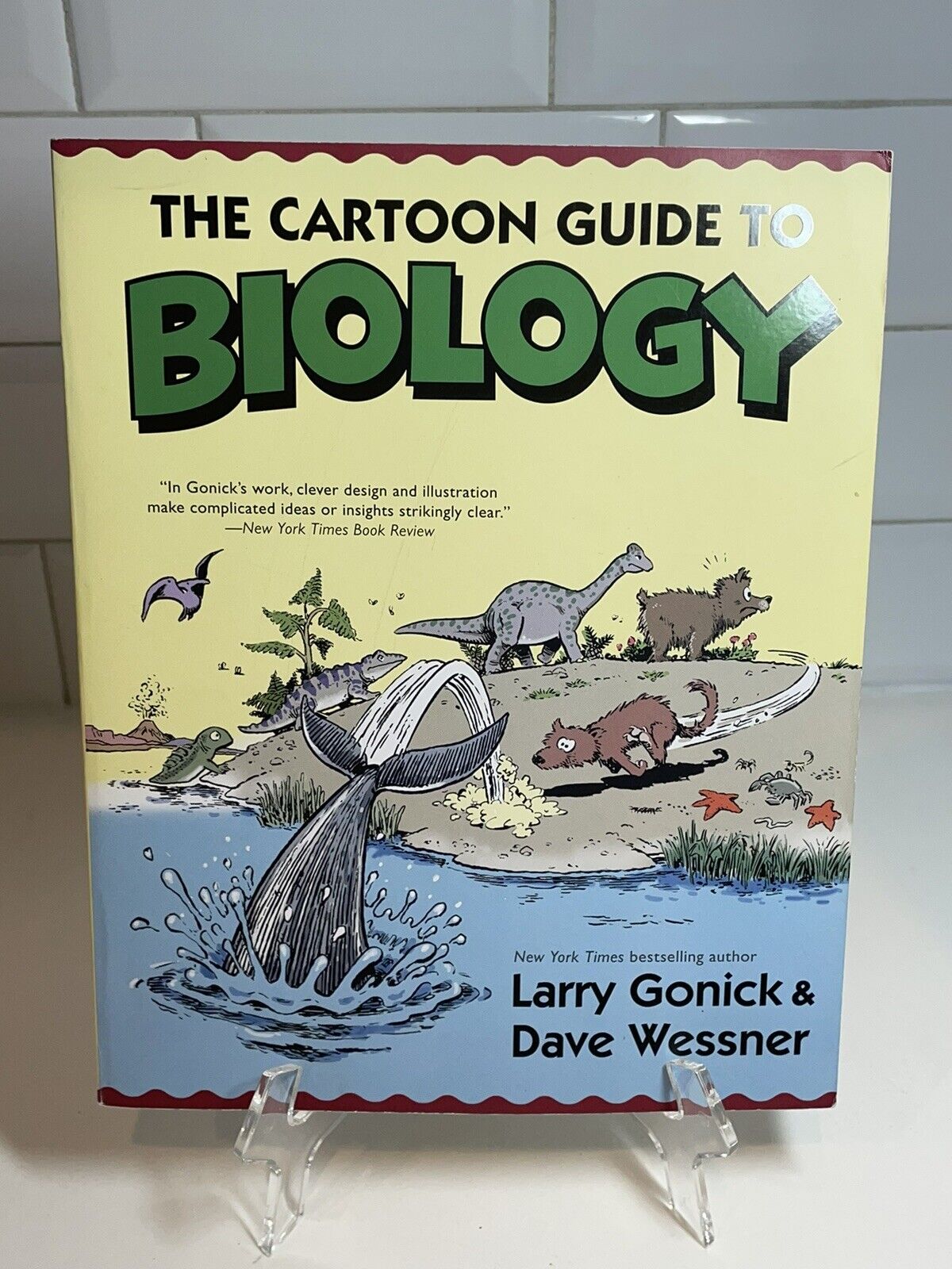 The Cartoon Guide to Biology Science Homeschool Book DNA Biologist Larry Gonick
