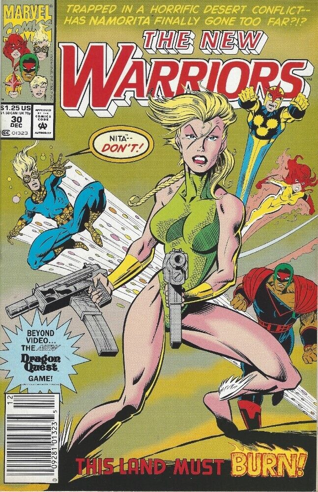 New Warriors, The, Vol. 1 #30: Part Two: The Land Must Burn