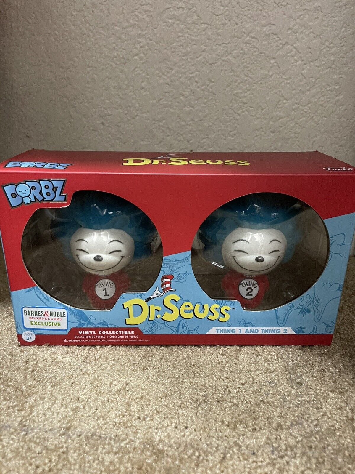 Funko Dorbz Dr Seuss Thing 1 & Thing 2 Flocked Barnes & Noble Exclusive