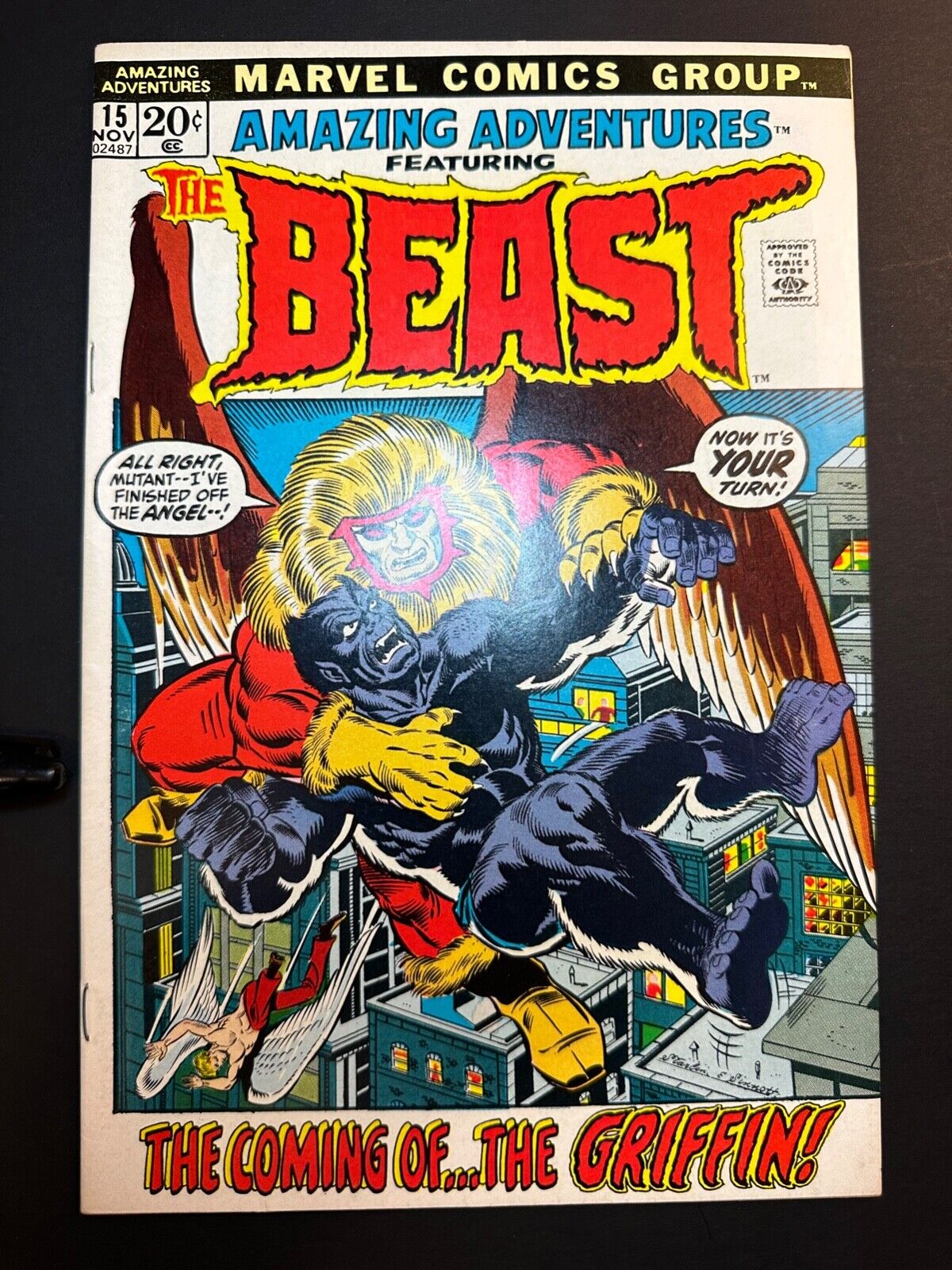 Amazing Adventures #15 (Marvel Comics 1972) Furry Beast 1st Griffin