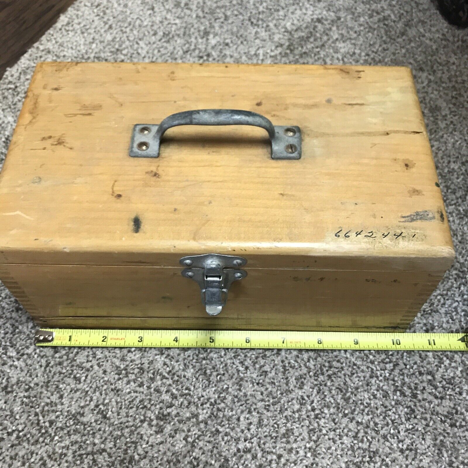Vintage Medical Wood Box Very Used , Check All Picture
