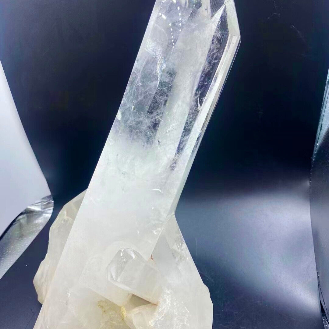11.99LB A+++Natural white Crystal Himalayan quartz cluster /mineralsls